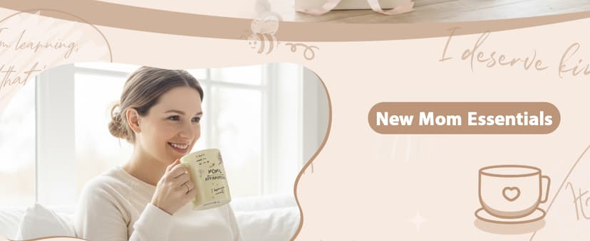Postpartum Mama Essentials, Pregnancy Gift for First Time Mom To Be Gift for Expecting Moms MHSMHL New Mom Gifts - New Moms Care Package After Baby With Mug B0GFDT4DNQ