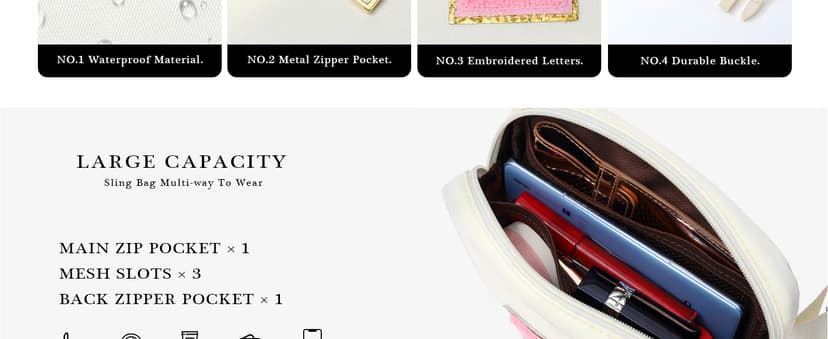 YOOLIFE Birthday Gifts for 3 4 5 6 7 8 9 10 11 12 13 Year Old Girls, Initial Fanny Pack for Girls Crossbody Bag Belt Bag Purse, Beige L