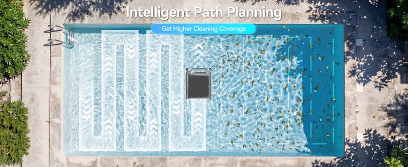 2026 New V1T Solar Pool Skimmer, Robotic Pool Surface Skimmer Cleaner with App Control, 7L Large Basket 24/7 Cleaning Smart Obstacle Avoidance Dual Charging Options Ideal for Above Ground Pool