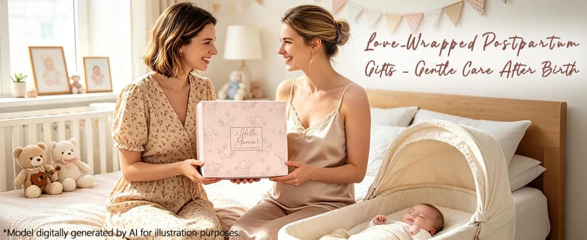 Postpartum After Birth Essentials Kit Pregnancy Gift Basket for Expecting Pregnant First Time Mom Gender Reveal Push Present New Mom Care Package Postpartum Essential Pregnancy Gifts for New Mom to Be B0GXZYZQVB