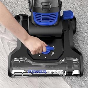 Eureka Lightweight Powerful Upright Vacuum Cleaner for Carpet and Hard Floor, PowerSpeed, New Model,Blue,black/New Model