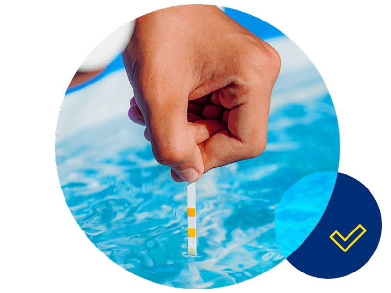 AquaChek 7-Way Pool and Spa Test Strips - Silver Pool Test Strips For pH, Total Chlorine, Free Chlorine, Bromine, Alkalinity, Total Hardness, and Cyanuric Acid - Water Quality Testing Kit (100 Strips)