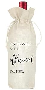 Graduation One Degree Hotter,Funny Cute Wine Bag Gift,College Graduation Gift for Him Her Grad Masters Congrats Cap-Linen Drawstring Wine Bags(5SW113) B0BPC5W9VV