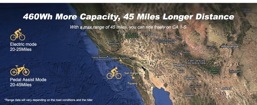 Electric Bike, 16'' Fat Tire E-Bike for Teens/Adults, 500W Small E-Bike with 36V/12.8Ah Removable Battery, Up to 22MPH, 45 Mile Range, Electric Dirt/Mountain Bike for Woman/Men A13