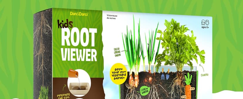 Birthday Gifts for Boy, Girl 4, 5, 6, 7, 8, Year Old - Science STEM Toy & Craft Growing Kits for Ages 4-8, 6-8 Years Root Viewer Kit for Kids - Grow Your Own Plant for Boys & Girls Gifts B0CRK33YXD