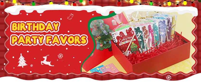 Party Favors for Kids: 24 Pack Christmas Rainbow Scratch Art Notebook Classroom School Supplies Bulk for Girls Boys Goodie Bags Stuffers, Return Gifts for Birthday Party Gift Kid Crafts