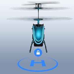 BUSSGO RC Helicopter, Remote Control Helicopter for Kids with 30Mins Flight(2 Batteries), 7+1 LED Light Modes, Altitude Hold, RC Toys for Boys Girls