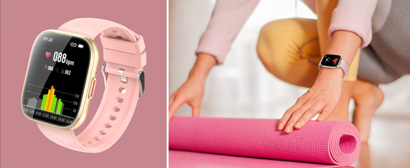 Smart Watch for Men Women, 1.85" TFT-Touch Screen Smartwatch with Call Function, 112 Sport Modes, Fitness Tracker with 24/7 Heart Rate/Sleep Monitor, IP68 Waterproof, Fitness Watch for Android/iOS