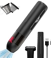 Shop-Vac 1.5 Gallon 2.0 Peak HP All Around EZ Wet/Dry Vacuum, Portable Compact Shop Vacuum, 3 in 1 Function with Wall Bracket & Multifunctional Attachments for Home, Apartment, Vehicles, 5895100