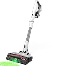 Tineco A20 Cordless Stick Vacuum Cleaner, Powerful Suction, 3 Modes for Multi-Level Messes, 1L Larger Dustbin, Ergonomic Dual-Handle Design, Wall-Mount Dock, LED Headlight