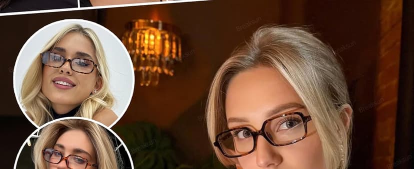 Breaksun Retro Rectangle Glasses for Women Men Small Square Blue Light Blocking Glasses Vintage Eyeglasses