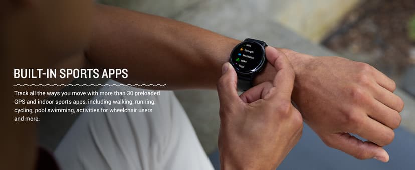 Garmin Vívoactive 5, Health and Fitness GPS Smartwatch, AMOLED Display, Up to 11 Days of Battery, Slate Aluminum Bezel with Black Case and Silicone Band