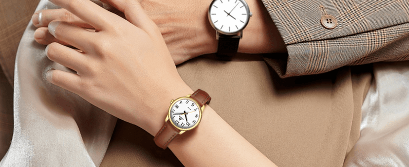 LN LENQIN Ladies Watches Analog Quartz Watch for Women Waterproof Women's Wrist Watches Easy Reader Womens Watch with Leather Strap