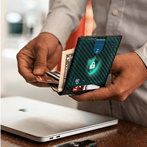 Zitahli Wallet for Men Slim 11 Credit Card Holder RFID Blocking Small Men's Wallet Bifold Minimalist Front Pocket With Mens Gifts Box