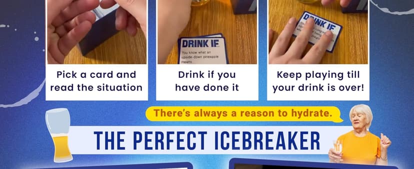 Drink IF… Adult Drinking Game for Parties | Funny Icebreaker & Conversation Starter Card Game for Friends and Groups | Great for Bachelor Party, Game Night and Pregames| Fun Gift for Adults
