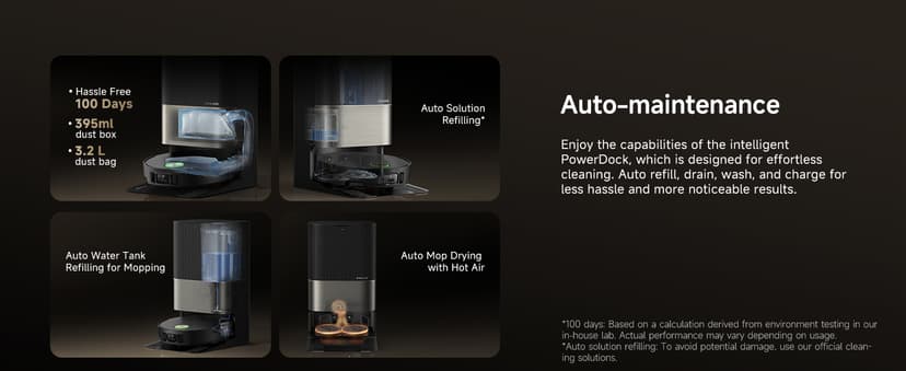 DREAME X50 Ultra Robot Vacuum and Mop with Auto-Empty and Mop Self-Cleaning, 20,000Pa Suction, Obstacle Avoidance and 360° Navigation, Corner to Edge Deep Cleaning, Detangling Brush