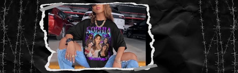 Generic Personalized Bootleg Rap Shirts for Girlfriend & Boyfriend, Custom Tee with Vintage Face Photo, Gift Idea for Birthday and Valentines Day Black, Small-XX-Large