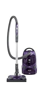 Kenmore Elite 81714 Pet Friendly Ultra Plush Lightweight Bagged Canister Vacuum with Pet PowerMate, HEPA, Extended Telescoping Wand, Retractable Cord, and 3 Cleaning Tools-Champagne