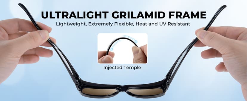 KastKing Chariton Fit-Over Polarized Wrap Around Over Sunglasses for Men and Women, Ideal for Driving Fishing Cycling Running