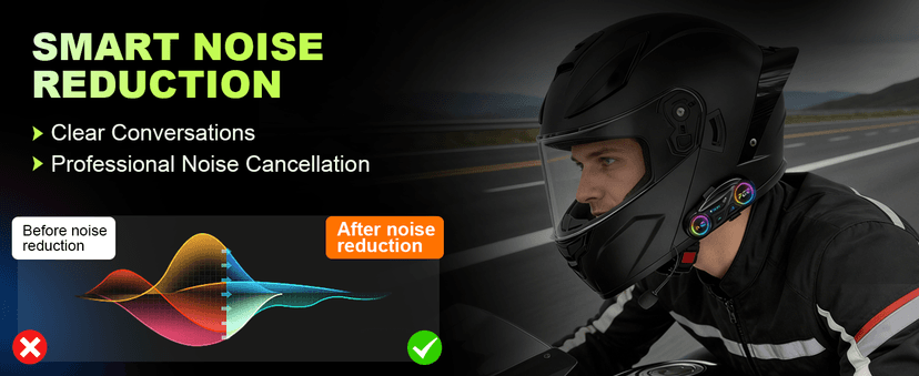 Motorcycle Helmet Bluetooth, DOT Approved Modular Motorcycle Helmets with Dual Visor, Flip Up Full Face Helmet for Adults Men Women