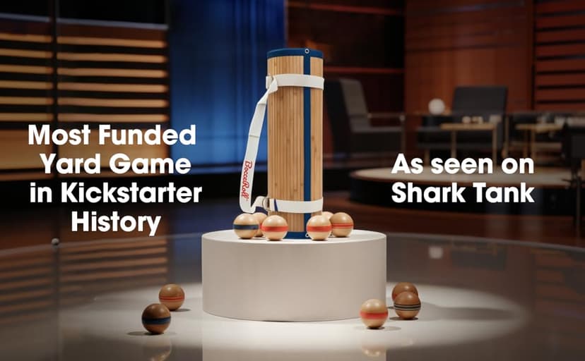 Yard Game – Modern Bocce Ball Set with Ramp & Targets | Portable BocceRoll Lawn Game for Backyard & Beach | Premium Wooden Bocce Game for Family & Party Play