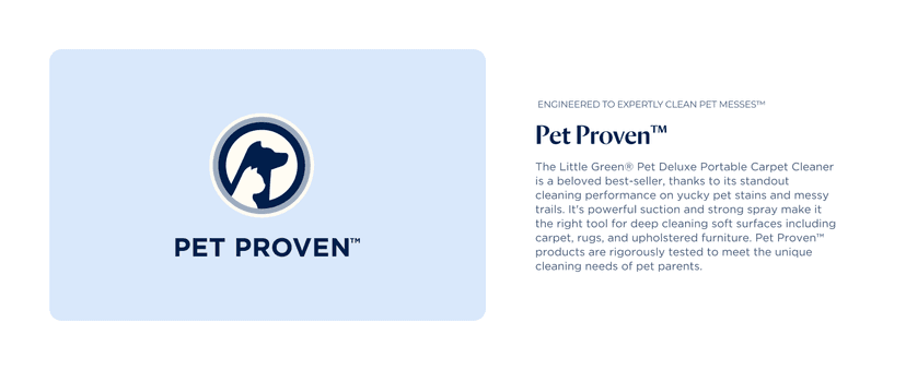 Bissell Little Green Pet Deluxe Portable Carpet Cleaner and Car/Auto Detailer, 3353, Gray/Blue