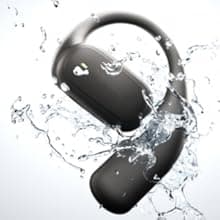 Open Ear Headphones, Over-Ear Earbuds with Ergonomic Ear Hooks, Bluetooth Headphones 5.4, 36 Hours Playback time, IPX5 Waterproof Touch Control Suitable for Cycling, Running, and Exercising (White)