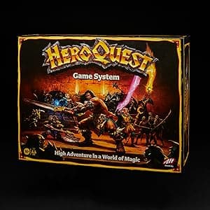 Hasbro Gaming Avalon Hill HeroQuest Game System Tabletop Board Game,Immersive Fantasy Dungeon Crawler Adventure Game for Ages 14 and Up,2-5 Players