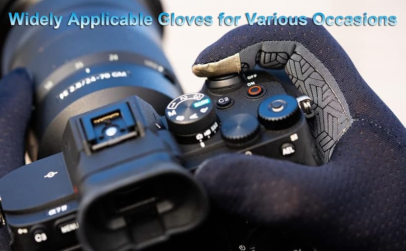 SUJAYU Full Finger Hiking & Cycling Gloves - Thin Gloves for Men & Women - UV Protection, Great for Adult Bikes, Driving & Gym