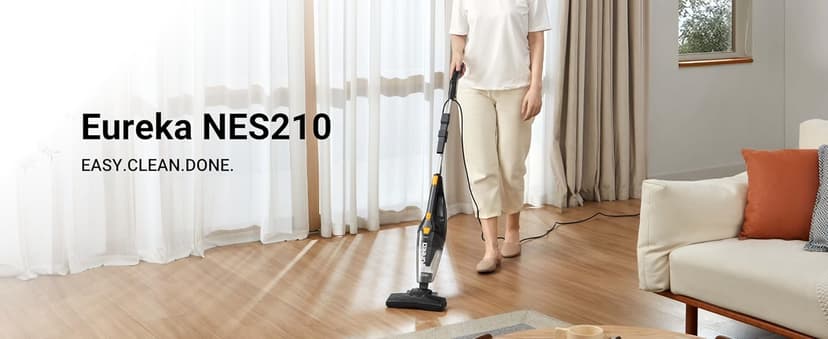 Eureka Blaze Stick Vacuum Cleaner, Powerful Suction 3-in-1 Small Handheld Vac with Filter for Hard Floor Lightweight Upright Home Pet Hair, Dark Black