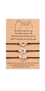 Tarsus 2/3/4/5/6 Pcs Best Friend Bracelets Bff Matching Heart Bracelet Best Friend Friendship Gifts for Women Friends Girls Teen