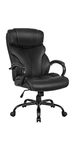 BestOffice Big and Tall Office Chair 500lbs Desk Chair Mesh Computer Chair with Lumbar Support Wide Seat High Back