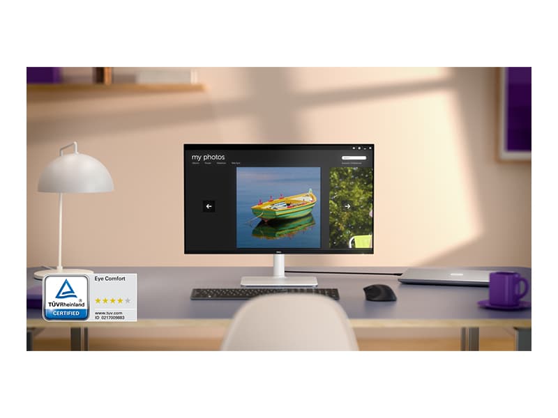 Dell 27 Plus QHD Monitor - S2725DSM - 27-inch QHD (2560x1440) 144Hz 1ms Display, 2 x 3W Speakers, HDMI/DisplayPort 1.4 Connectivity, Height/Tilt/Pivot/Swivel Adjustability, AMD FreeSync - Ash White