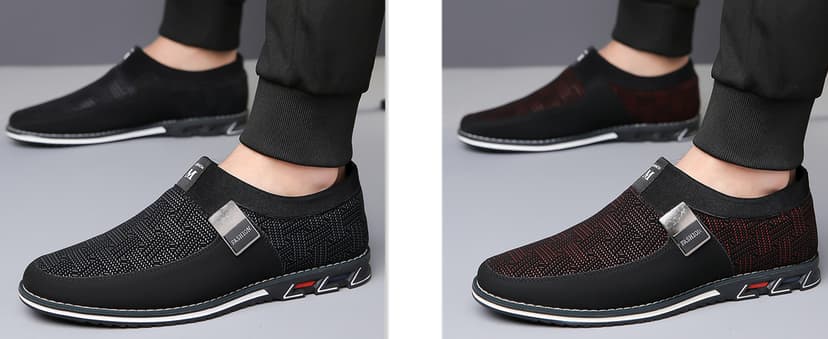 Veslexth Veslesth Men Casual Shoes Sneakers Loafers Comfort Walking Shoes Fashion Driving Shoes Luxury Leather Shoes for Male Business Work Office Dress Outdoor