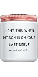 Daughter in Law Gifts - Best Birthday Christmas Mothers Day Gifts for Daughter in Law from Mother in Law or Father in Law - Funny Future DIL Sons Girlfriend Adult Candle Women Gift