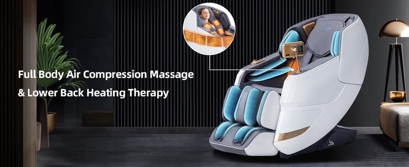 MassaMAX 2026 4D Massage Chair, Full Body Recliner with OTA Cloud Tech, Deep Yoga Stretch, 27 Auto Modes, 55" SL Track, APP & AI Voice Control, Auto Footrest, Zero Gravity, and Heating for Relaxation