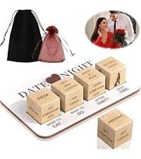 Christmas Ideas Dice Game for Family Party, Suitable for Xmas, Birthdays, Parties, Family and Friends Gatherings Santa Swap Gift Exchange Dice,3 ins Christmas Stocking Stuffers Games B0DN16HXDS