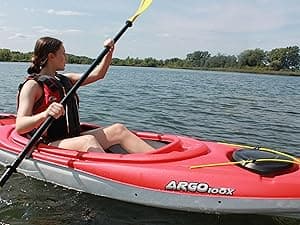 Pelican Argo 100X - Recreational Sit in Kayak - Lightweight Patented Ram-X™ Material - Ergoform™ Seating System - 10 ft