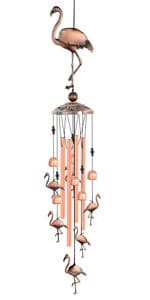JOBOSI Flamingo Wind Chimes, Gifts for Mom Women Grandma Friends Mother, Flamingo Room Garden Decor Patio Decorations, with S Hook Flamingo Gifts B0968DSJW7