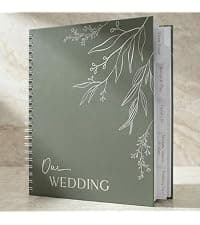 Beautiful Boho Wedding Planner Book and Organizer - Enhance Excitement and Makes Your Countdown Planning Easy - Unique Engagement Gift for Newly Engaged Couples, Future Brides and Grooms,9 X 11 inches