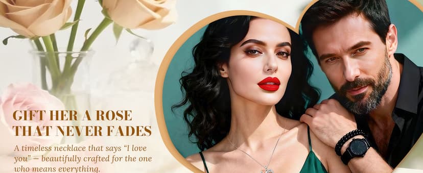 I Love You Birthstone Necklace, 925 Sterling Silver Heart Pendant with CZ Diamond Stones, Birthday Gifts for Women, Romantic Gift for Wife, Girlfriend, Her, Anniversary, Valentine's Day, Christmas