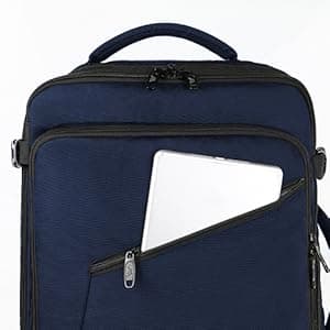 MATEIN Weekender Backpack, Large Capacity Travelling Suitcase Backpack with Strap for Clothes, Expandable Flight Approved Business Carry on Daypack for International Travel, Blue