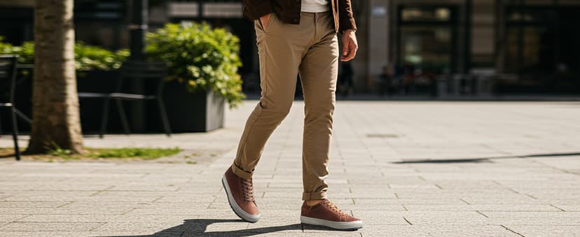 Jousen Men's Shoes Leather Casual Shoes for Men Fashion Sneakers Business Casual Dress Shoes