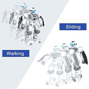 VAV Toys for 6-10 Year Old Boys Girls, Rechargeable Remote Control Robot Toy, Intelligent Programmable RC Robot with 2.4GHz Gesture Sensing, Christmas Birthday Gifts for Kids Age 6 7 8 9 10