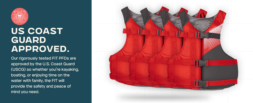 Stohlquist Universal Fit Adult Life Jacket PFD (4 Pack) Coast Guard Approved, for Men and Women 90+ lbs, Lightweight Neoprene and Adjustable, Ideal for Boating, Kayaking & Water Sports