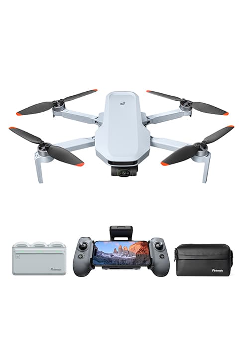 Potensic ATOM SE GPS Drone with 4K EIS Camera, Under 249g, 62 Mins Flight, 4KM FPV Transmission, Brushless Motor, Max Speed 16m/s, Auto Return, Lightweight and Foldable Drone for Adults Beginner