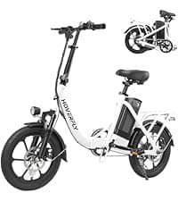HOVERFLY OUREA 26" Electric Bike for Adults, 750W Peak Motor Mountain Ebike, 20MPH Up to 40 Miles, UL2849 Certified, 7-Speed, Removable Battery, Shock Absorber, Fat Tire Commuter E-Bike