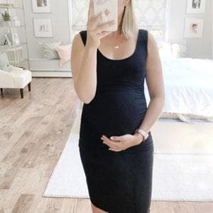 Rnxrbb S-2XL Women Summer Sleeveless Maternity Dress Pregnancy Tank Scoop Neck Mama Clothes Casual Bodycon Clothing