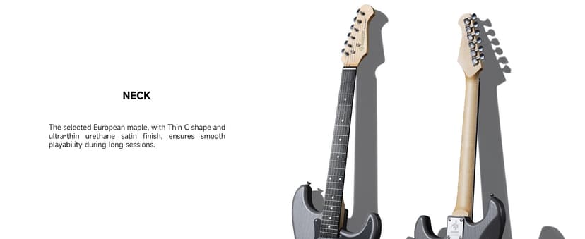 DONNER DST-80 Electric Guitar 39” Beginner Electric Guitar Kit with Amp, Classic SSS Pickup Complete with Gig Bag, Tuner, Capo, Strap, Picks, and Free Online Lessons