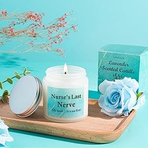 Nurse Gifts for Women, Rn Appreciation Gift Set Nurses Week Set Graduation Box Christmas Basket for Nurses Female Nursing Student with Canvas Beach Tote Bag Tumbler Keychain Teal